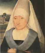 Hans Memling Portrait of an Old Woman (mk05) china oil painting reproduction